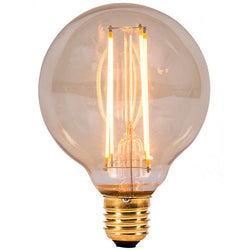Bell 4W LED Vintage 125mm Globe - ES, Amber, 2000K - BL01437