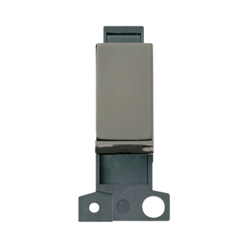 Click Scolmore MiniGrid 10A 3 Position Switch Ingot Module Black Nickel - MD070BN