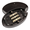 Click Scolmore Essentials 60A Junction Box 3 Term Brown - WA222