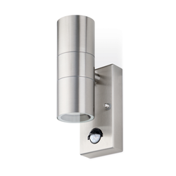 JCC Up/Down Wall Light GU10 with PIR (square base) - JC17063