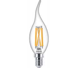 Philips 4.5W LED Candle E14 SES Warm White Dimmable - 77062400