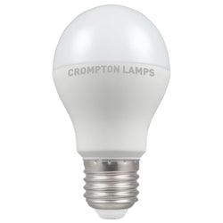 Crompton LED GLS ES E27 Thermal Plastic Dusk till Dawn 9.5W - Warm White