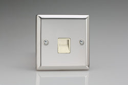 Varilight Master Telephone Socket - Mirror Chrome - XCTMW