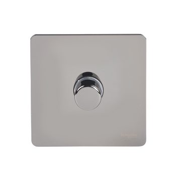 Schneider USFP 1G 2W 400W/VA Dimmer - Black Nickel - GU6412CBN