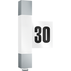Steinel L 630 8.2W - Door Number Integrated LED Outdoor Wall Light Silver Cool White - 20385