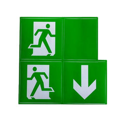 Channel Smarter Safety Systems Adhesive Pictogram Pack For Meteor LED Emergency Bulkhead - E-PIC-ME-LED-PACK