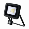 JCC 50W LED Floodlight with PIR IP65 Manual Override Alu 4000K Black - JC090007