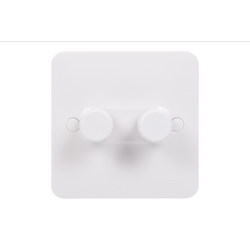Schneider LWM 2G 2W Universal 250W/VA Dimmer - White - GGBL6022CS