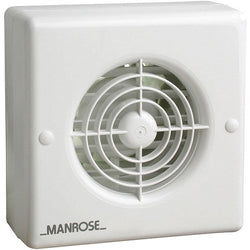 Manrose 100mm (4inch.) Automatic Extractor Fan w/ Humidity control - XF100AH - Return Unit