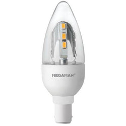 Megaman 5W Incanda-LED B15 SBC Candle Warm White Dimmable - 143761