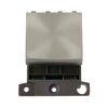 Click Scolmore MiniGrid 250V 32A Double-Pole Switch Module Satin Chrome - MD032SC