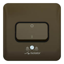 Schneider LSD 10A 3P Isolator Switch Black Insert - Mocha Bronze - GGBL1013BMB