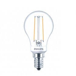 Philips 2.7W LEDluster E14 SES Golf Ball Very Warm White Dimmable - 70986300
