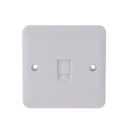 Schneider LWM Single RJ45 Cat 5e UTP White - GGBL7071C5