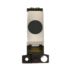Click Scolmore MiniGrid 20A Flex Outlet Ingot Module Satin Chrome - MD017BKSC