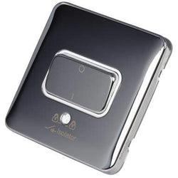 Schneider LSD 10A 3P Isolator Switch White Insert - Polished Chrome - GGBL1013WPC
