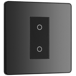BG Evolve Black Chrome 200W Single Touch Dimmer Switch 2-Way Master - PCDBCTDM1B