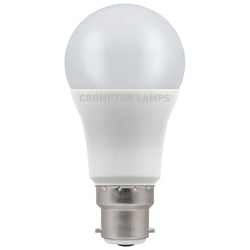 Crompton LED GLS Thermal Plastic 11W Dimmable 4000K BC-B22d - CROM11830