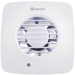 Xpelair DX100HTS Square Humidistat Timer Extractor Fan with Wall Kit - 93028AW - Return Unit