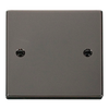Click Scolmore Deco 1 Gang Blank Plate - VPBN060