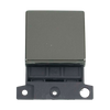 Click Scolmore MiniGrid 20A Double-Pole Switch Ingot Module Black Nickel - MD022BN