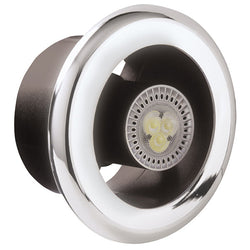 Manrose LEDSLKTC 100mm LED Showerlite Fan Kit Timer(Chrome) - Return Unit