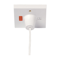 Click Scolmore Essentials 45A Double Pole Pull Switch - PRW210