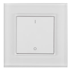 Kosnic Battery Powered Single Channel Wall Mount Push Switch - CSWRF02
