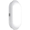 Aurora Enlite 15W IP65 Polycarbonate Oval Integrated LED Bulkhead Cool White - EN-BH215/40