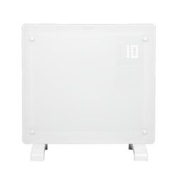 Devola Designer 1kW Smart Glass Panel Heater with Timer White - DVPW1000WH - Return Unit