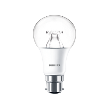 Philips Master 8-60W Dimtone LED GLS BC/B22 2200K-2700K Warm White - 929002490399
