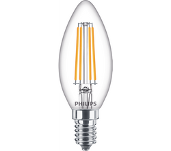 Philips Classic 6.5W E14/SES Candle Very Warm White - 64912800
