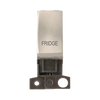 Click Scolmore MiniGrid 13A Double-Pole Ingot Fridge Switch Satin Chrome - MD018SC-FD