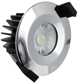 Integral Low-Profile Fire Rated Downlight 70-75Mm Cutout Ip65 440Lm 6W 4000K 38 Beam Dimmable 73Lm/W Polished Chrome - ILDLFR70B
