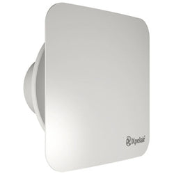 Xpelair C6HTS Simply Silent Contour 6/150mm Square Extractor Fan w/ Humidistat And Timer - 93176AW - Return Unit