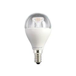 Integral 5.4W LED SES/E14 Golf Ball Warm White 240° Clear - ILGOLFE14NC012