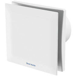Vent-Axia Lo-Carbon Silent VASF100TV 100mm 4" Axial Extractor Fan with Timer, Variable Speed & Intermittent - 479086