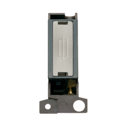 Click Scolmore MiniGrid 13A Fused Fcu Ingot Module Satin Chrome - MD047BKSC