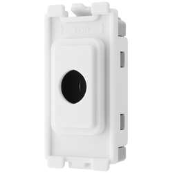 BG Evolve Grid Flex Outlet (up to 10mm) - White - RPCDWFLEX