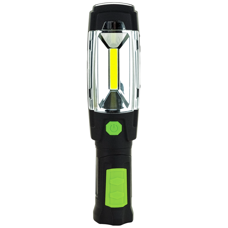 Torche d'inspection LED rechargeable avec base magnétique et tête Torche d'inspection LED rechargeable avec base magnétique et tête