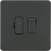 Knightsbridge Screwless 13A Switched Fused Spur Unit - Anthracite - SF6300AT