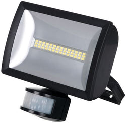TimeGuard 20W LED Energy Saver Wide Beam PIR Floodlight - Black - LEDX20PIRB