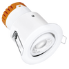 Aurora Enlite 8W Matt White Adjustable Dimmable Integrated Downlight Cool White - EN-DE82MW/40