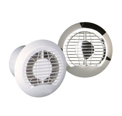 Manrose Haylo 100mm (4") Round Extractor Fan with Backdraft Shutter, Standard - HAYLO100S