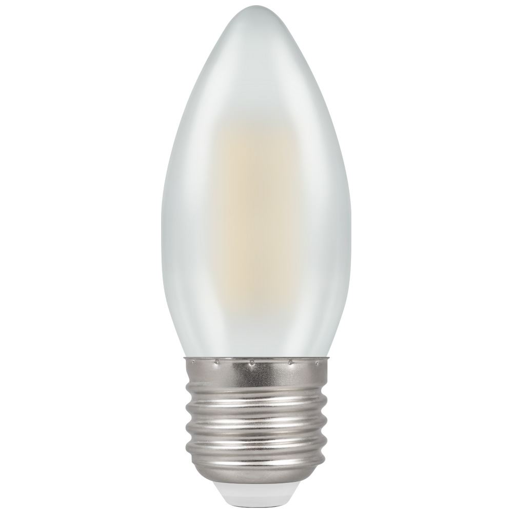 LED Candle ES E27 Filament Pearl 4W Warm