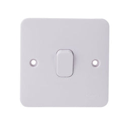 Schneider LWM 10AX 1G 1W Switch White - GGBL1011
