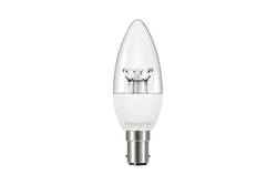 Integral 3.1W LED SBC/B15 Candle Warm White 280° Clear - ILCANDB15NC010