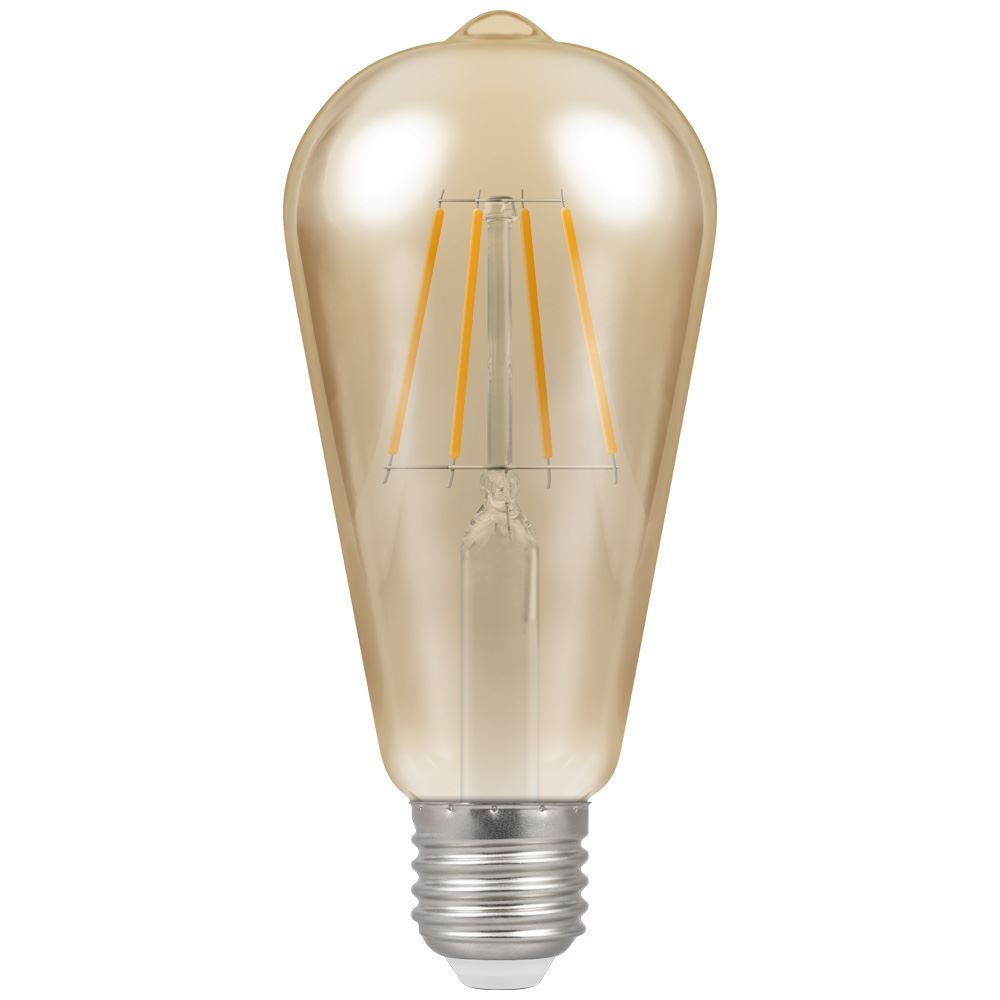 LED ST64 Filament Antique 7.5W Dimmable 2200K ES E27 CROM4252