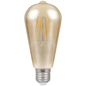 Crompton LED ST64 Filament Antique 7.5W Dimmable 2200K ES-E27 - CROM4252