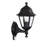 Philips Lima 60W E27 Wall Lantern With PIR IP44 Black - 915000198201